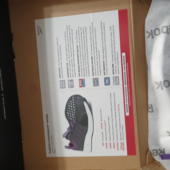 NWT with box Reebok Fusion Flexweave Work shoe - Picture 3 of 5